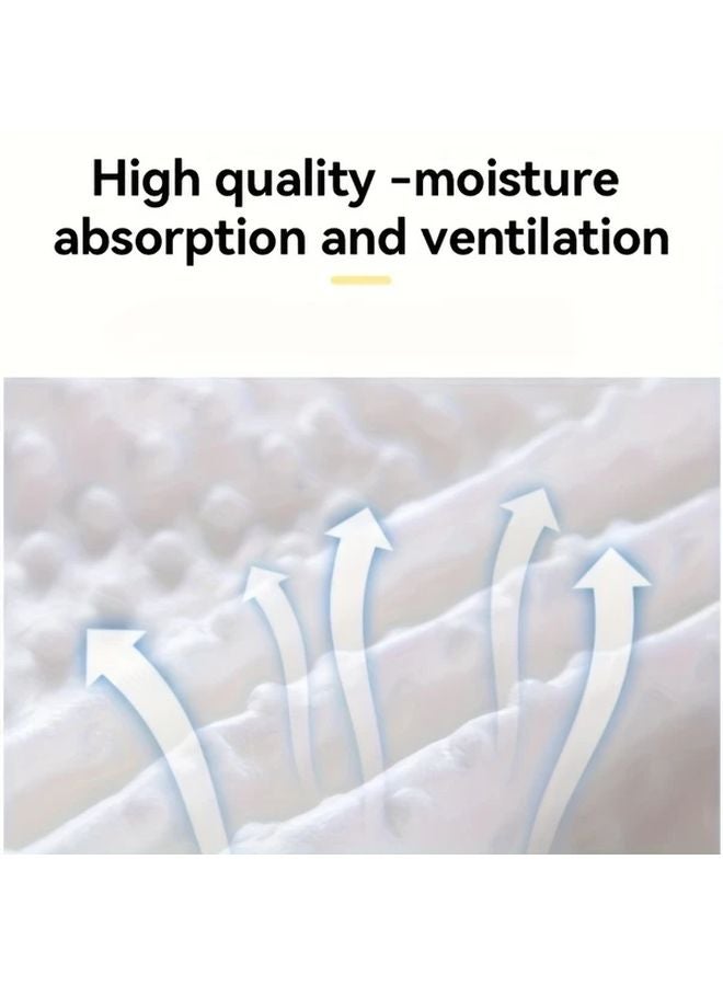 Rose Color Traction Wave Pillow Memory Foam Medium Firmness Ergonomic Support Machine Washable - Image 5